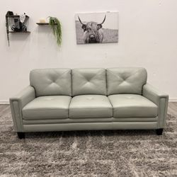 Leather Couch Real Leather - Free Delivery 