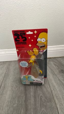 NECA Simpsons Mr Burns Glow In The Dark Figure 25th Anniversary