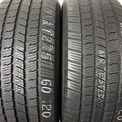 2 Tires 275 60 20 Michelin Defender Ltx Ms High Tread 