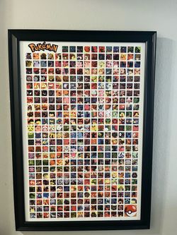 Framed Pokémon Poster (Generations 1 to 3)! ⚡️🔴