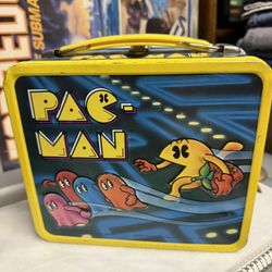 Alladin Tin PAC-Man Vintage Lunchbox 