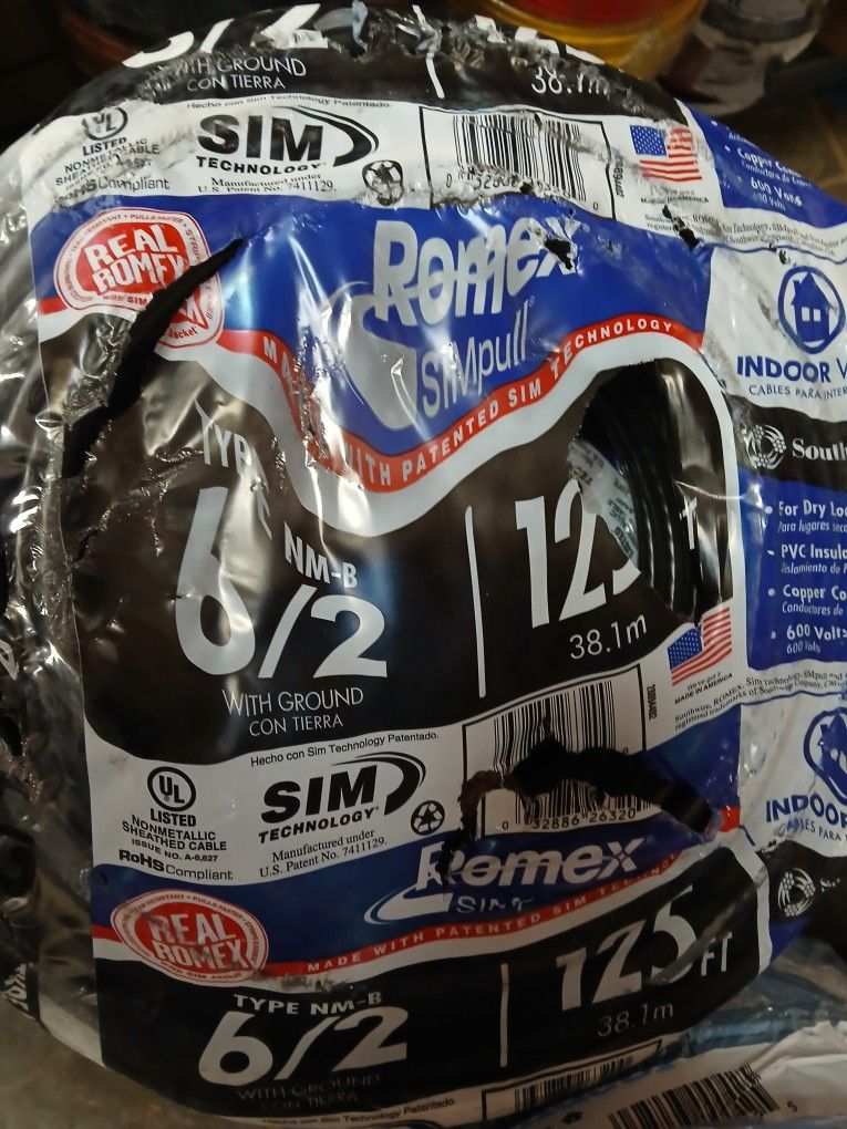 New Romex Wire 6/2