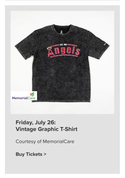 Angels Throwback Week T-shirt