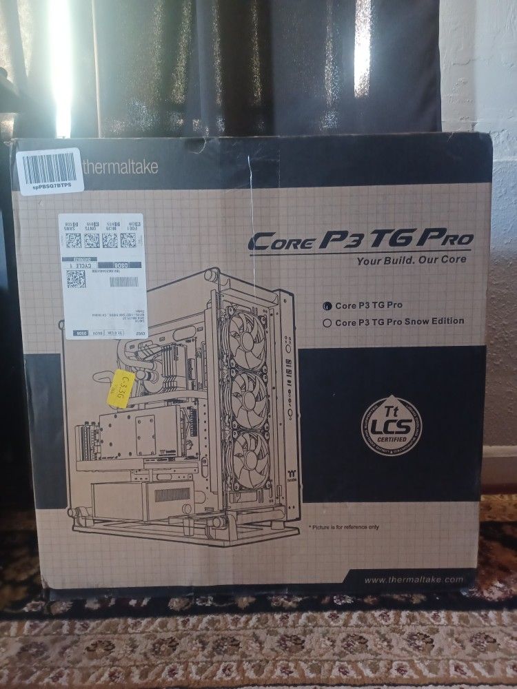 Thermaltake Core P3 TG Pro Open Frame ATX Compatible PC Computer Case Brand New Sealed