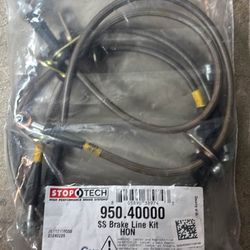 STOPTECH STEEL BRAIDED BRAKE LINES 88-91 civic/crx Si