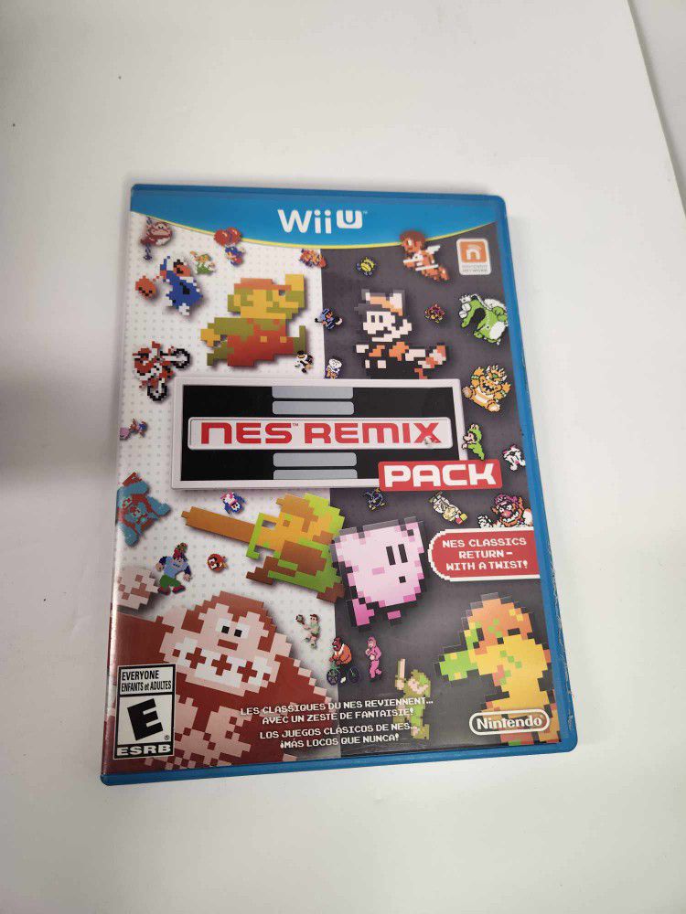 NES Remix Pack Nintendo Wii U Complete CIB Video Game Mario Kirby Zelda Donkey