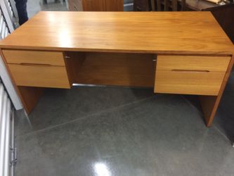 Copenhagen Danish Modern office desk and two chairs
