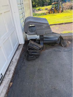 Bagger for riding mower