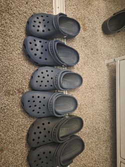 Crocs size 4 / $ 45 for all