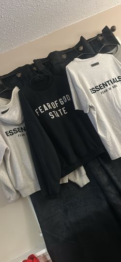 Essentials fear of god jacket hoodie bundle