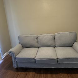 Three Seat Gray Couch