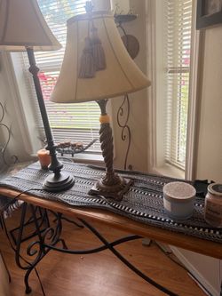 Pair of Pier 1 imports lamp