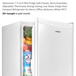 Upstream Mini White Fridge 