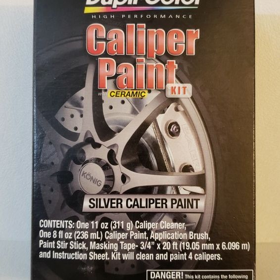 Dupli-Color Black Caliper Paint with Ceramic Kit.