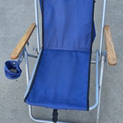 2x Small folding beach chairs