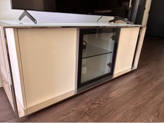 Scandanavian Designs White TV Stand