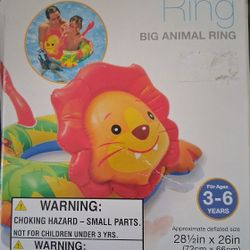 Interval Ring Float BIG Animal Lion 3-6 Months 