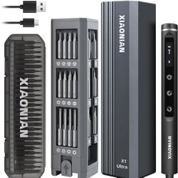 3.7V Precision Electric Screwdriver Set,76 IN 1 Magnetic Storage Mini Electric Screwdriver Cordless Set with LED Display,5 Torque Settings Repair Tool