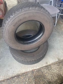 2 used LT245/75R17 Good year wrangler  Load range E
