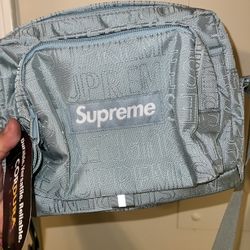 Supreme SS19 Ice Blue Shoulder Bag