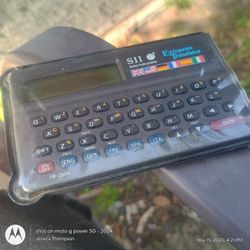 Seiko instruments European Pocket Translator Sll TR - 2500