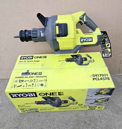 RYOBI 18V 35ft Drain Auger Snake