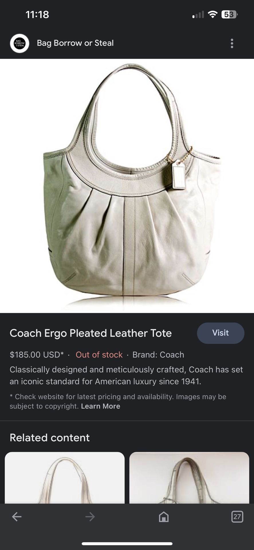 Coach Bags,All Products : American Fashion Style Bags On Sale