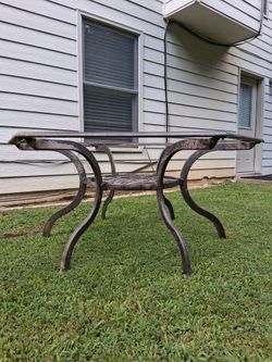 Large Metal Outdoor Table