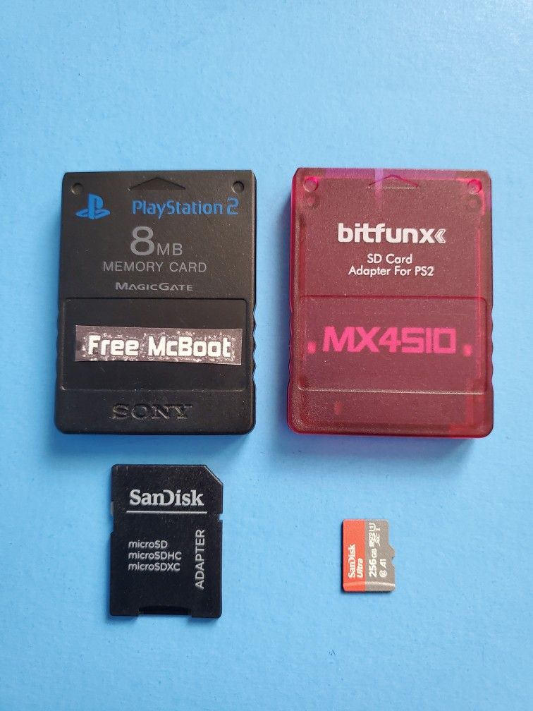 Playstation 2 FreeMcboot and games bundle
