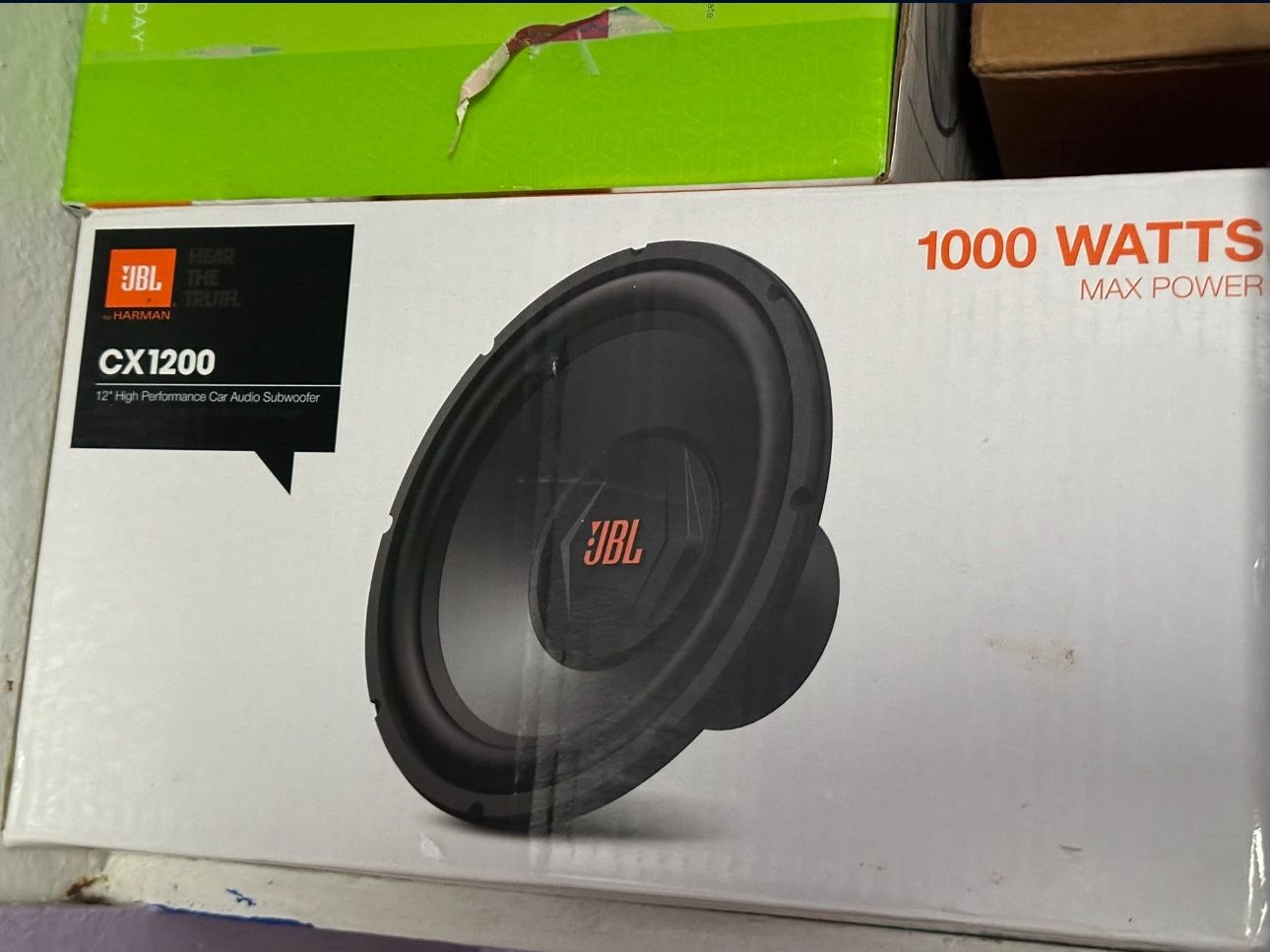 JBL HARMAN HEAR THE TRUTH CX1200 12" High Performance Car Audio Subwoofer