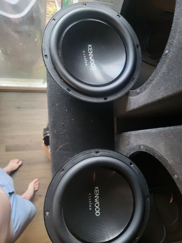 Kenwood Excelon 10 Inch Subs No Box! $100 Firm