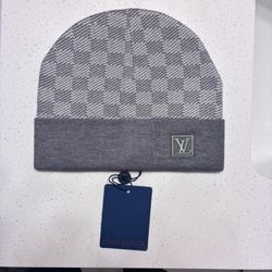 Louis Vuitton grey beanie 