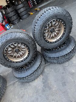 4 rines nuevos LOCK 6x139,7 Con llantas 265/70/R17 para CHEVI SILVERADO TOYOTA TACOMA