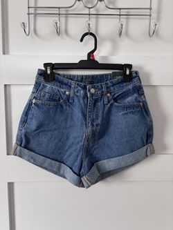 Wild Fable Denim Blue Mom Shorts