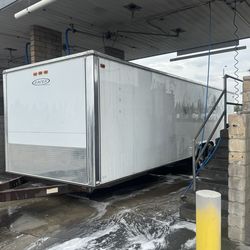 Carson racer trailer enclosed toy box cargo enclosed 12k capacity