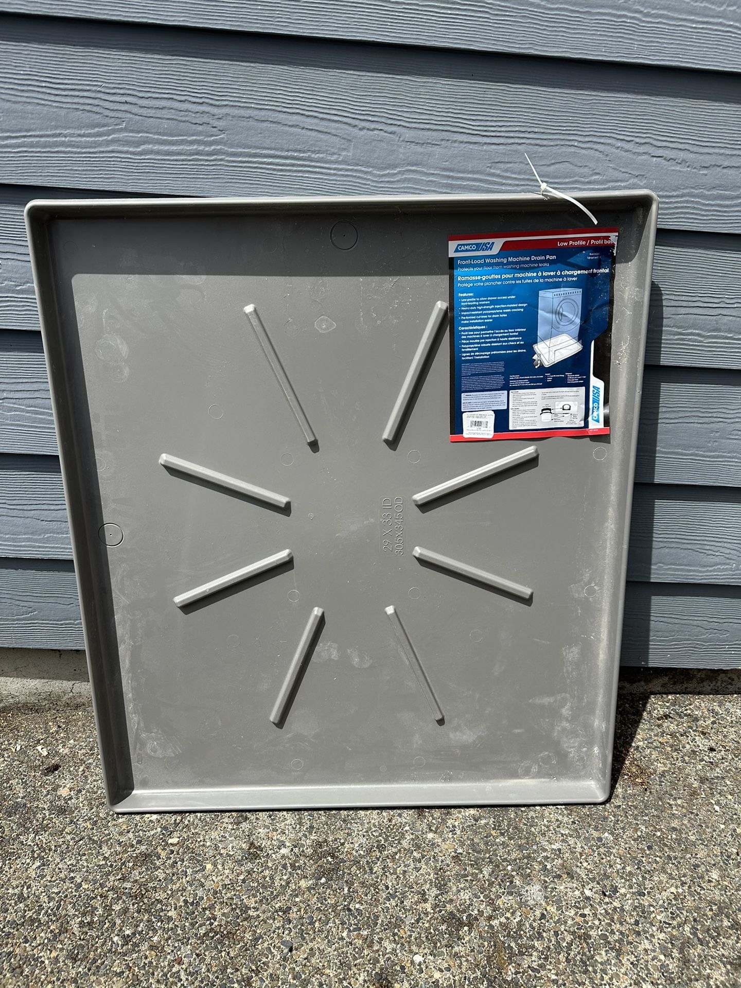 Front Load Washing Machine Drain Pan