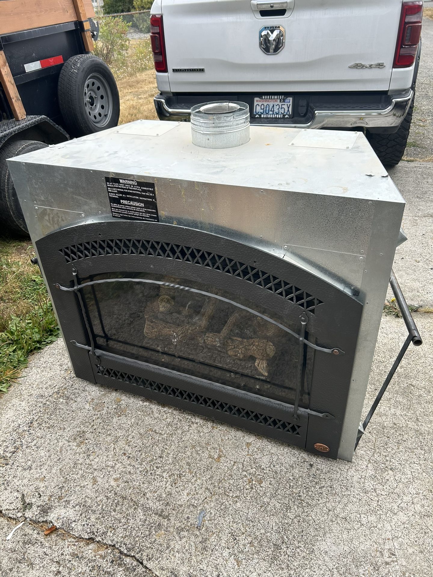 Gas Fire Insert 44DVXLL 58 high 44 lw btu/hr 