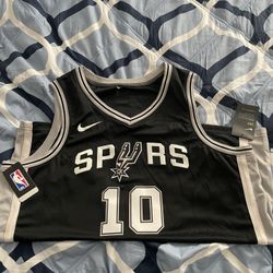 NIKE AUTHENTIC SPURS DEROZAN JERSEY 2XL