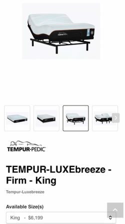 TEMPUR-LUXEbreeze™ has a 4-level system of cutting-edge cooling materials that work together from cover to core to keep you cool all night long. The e