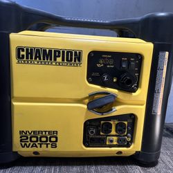 Champion generator, Quiet, 2000 watt, Good condition, Work perfectly 