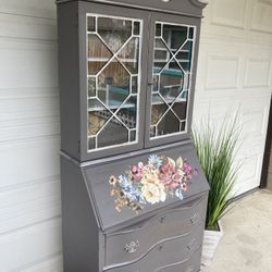 Secretary Desk Professionally Done , Vintage 