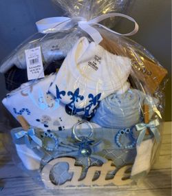 Baby Boy Gift Basket Set 0-3 Months