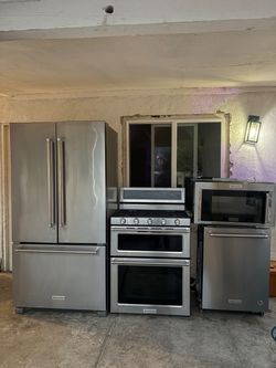 KitchenAid Stainless Steel Appliance Set