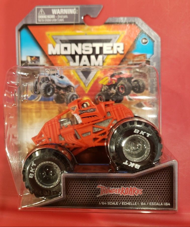 Monster Jam ThunderRoarUs Training Trucks Chase Series 41 1/64 Scale VHTF