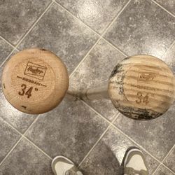 34 Inch Wood Bats 