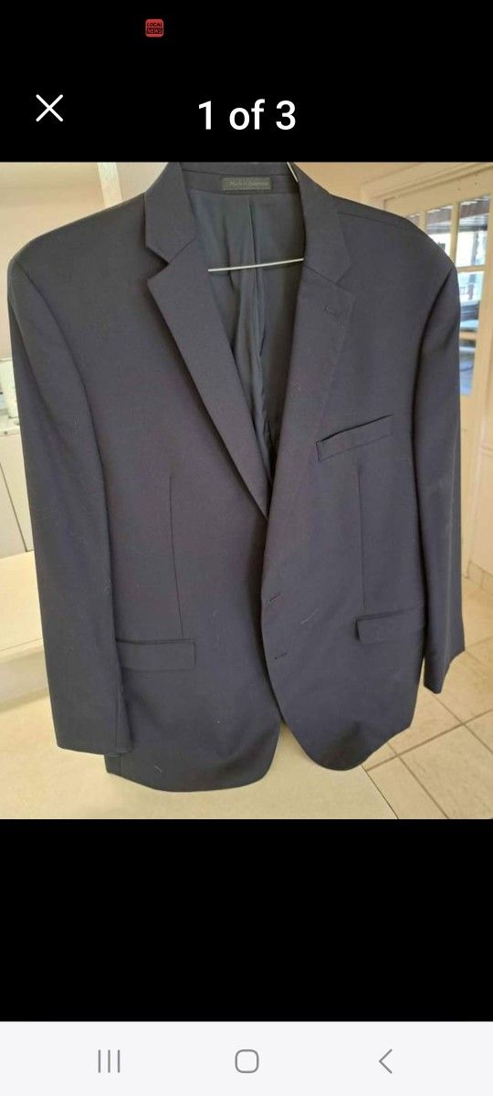 Men's 44 Regular Blazer Suit Jacket By Ralph Lauren