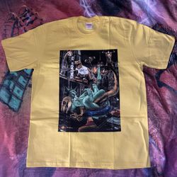 Supreme T Rex Yellow Shirt Size XL