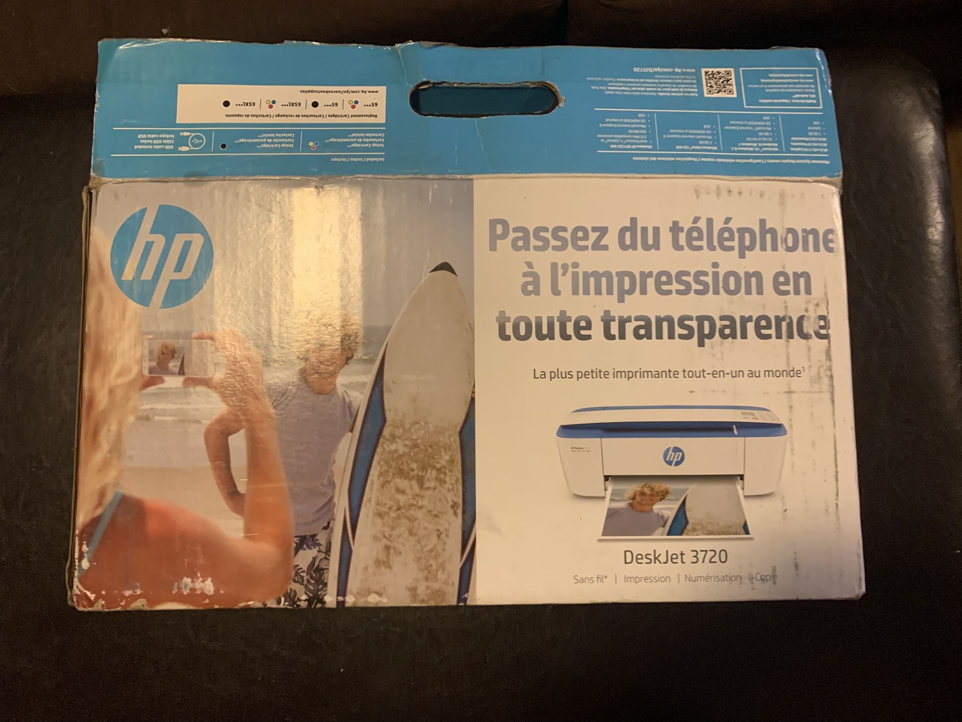 Hp Printer Deskjet 3720 - Brand New - Open Box - Printer Still Sealed In Original Foil Inside
