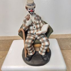 Flambro Hobo Clown Figurine Paul Jerome Janitor American Limited Edition #3541