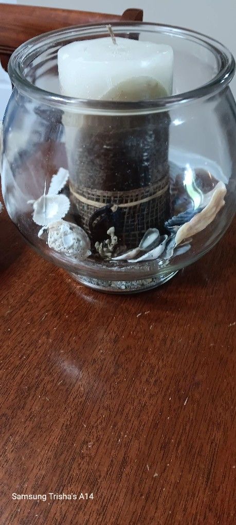 Seashell Candle 